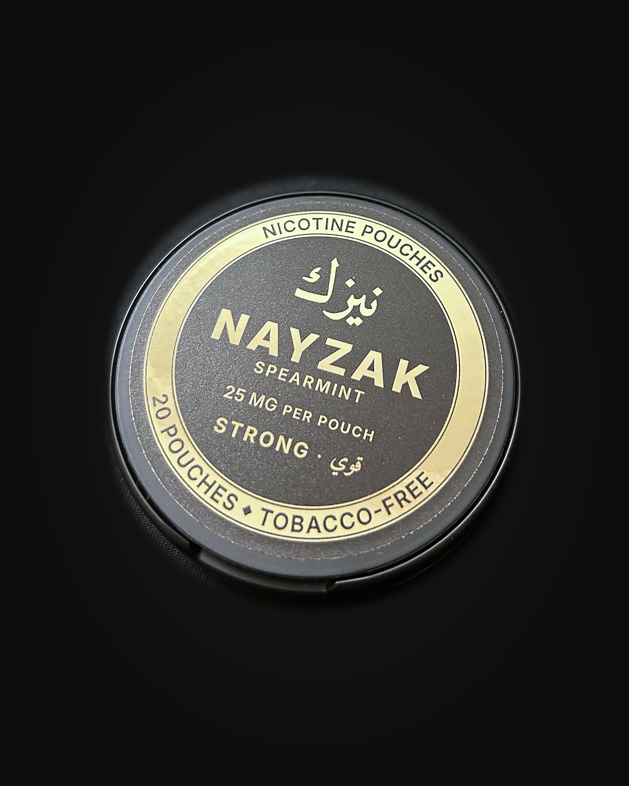 NAYZAK can, black — Spearmint.